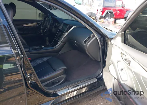 2018 Infiniti Q50 3.0T Red Sport 400 из США, поврежденный, VIN JN1FV7AR6JM700183